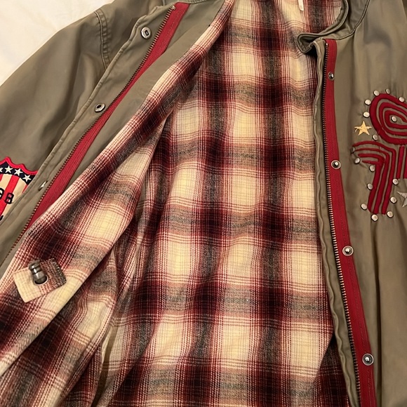 Patched jacket green - Picture 8 of 13